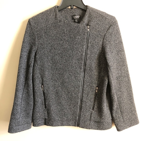Topshop tweed biker-style jacket - Picture 2 of 6